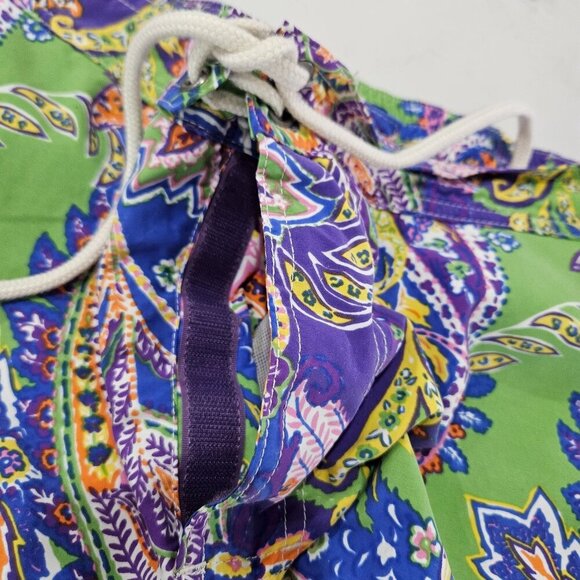 Polo Ralph Lauren Mens XL Paisley Print Swim Shorts Trunks Purple - Picture 3 of 10